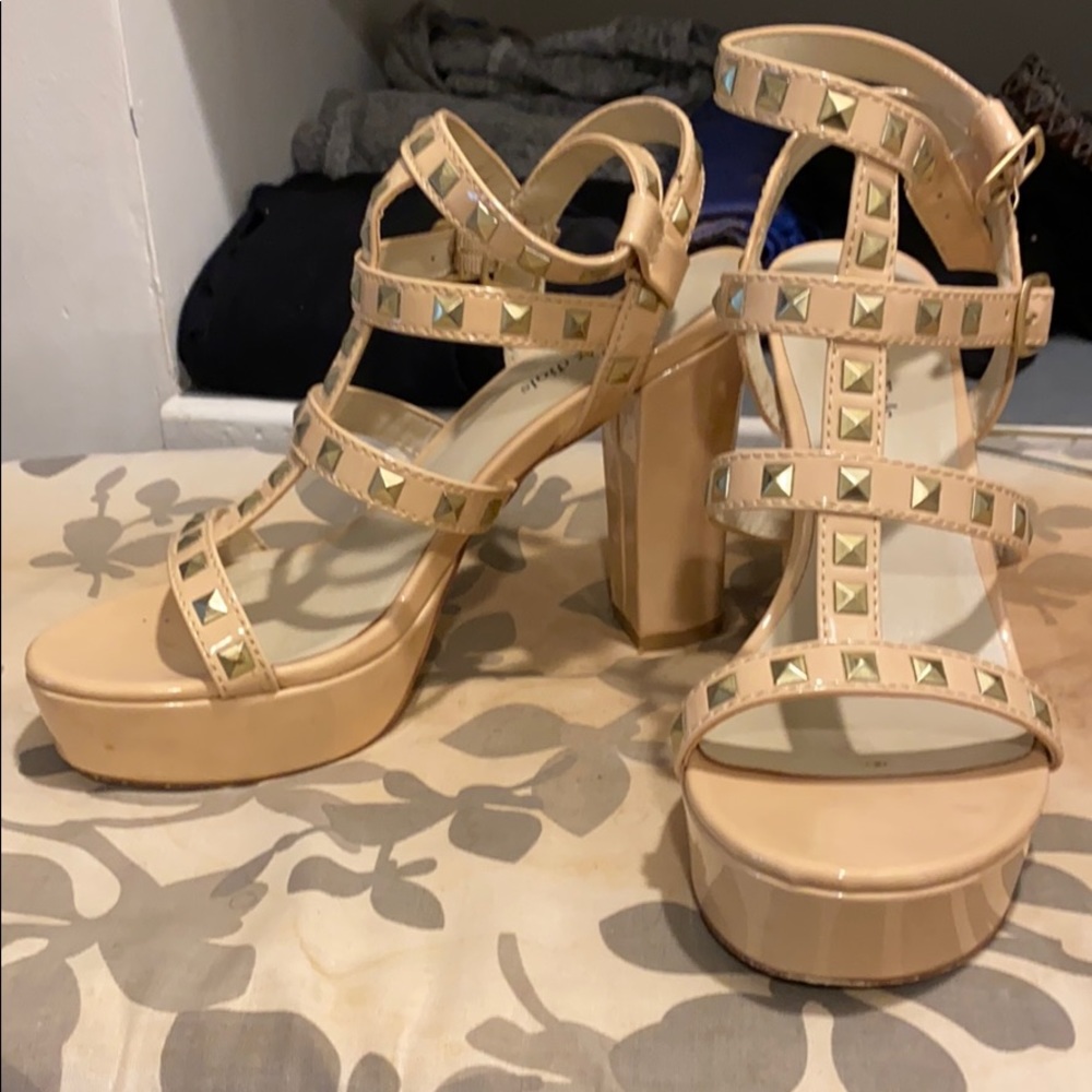 Studded chunk heel Sandals